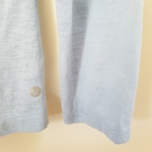 Wildfox Sweat Light Blue Hooded Open Cardigan Size Medium - Picture 4 of 9